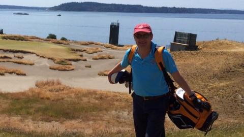 Iain Carter at Chambers Bay