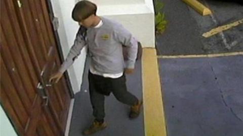 CCTV of Dylann Roof entering the Emanuel African Methodist Episcopal Church