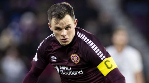 Hearts captain Lawrence Shankland