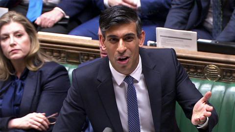 Rishi Sunak at PMQs