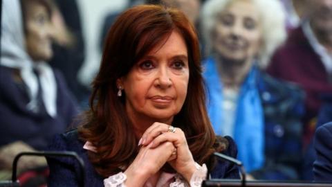 President Cristina Fernandez de Kirchner appears at court in Buenos Aires