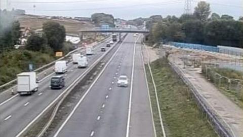 The M42 at junction 9