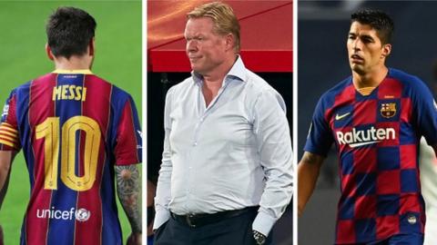 Messi, Koeman and Suarez