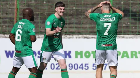 Jordan Jenkins celebrates goal