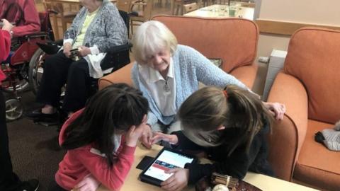 Children at care home