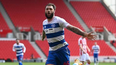 Charlie Austin scores for QPR against Stoke City