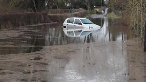 Car flooded