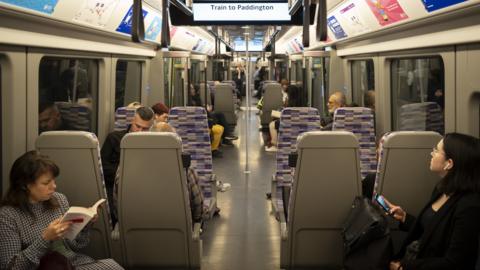 Elizabeth line train carriage