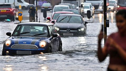 London floods