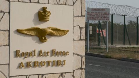 RAF Akrotiri base in Cyprus