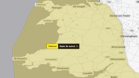 Met office map