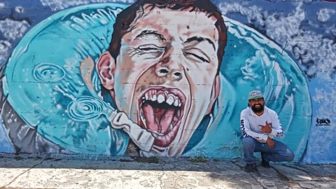 mural in Mexico