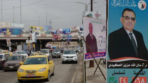 Election posters in Iraq