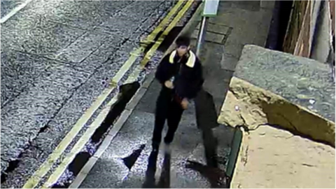 CCTV image of a man in the street