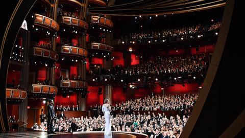 Renee Zellweger at the Oscars awards ceremony