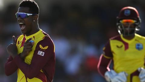 West Indies celebrate