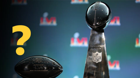 Image of the Super Bowl trophy