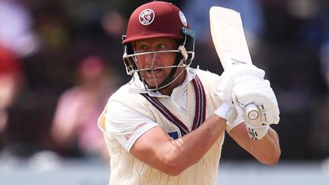 Roelof Van Der Merwe in action for Somerset