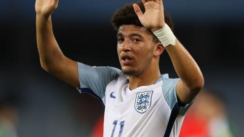 England's Jadon Sancho