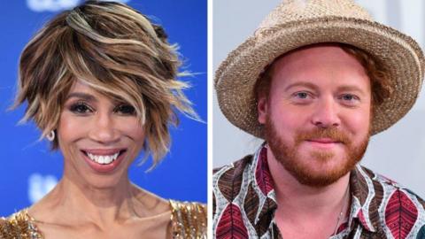 Trisha Goddard and Leigh Francis