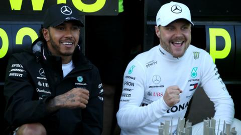 Hamilton and Bottas