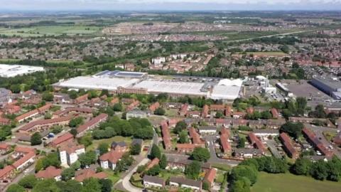 Nestle factory in Fawdon