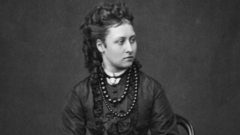 Princess Louise, sixth child of Queen Victoria and Prince Albert, in 1871