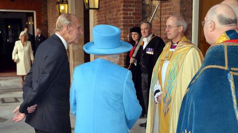 Prince Philip and Justin Welby