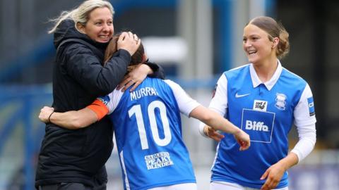 Birmingham womens boss Carla Ward marshalled the players' approach to the Blues board