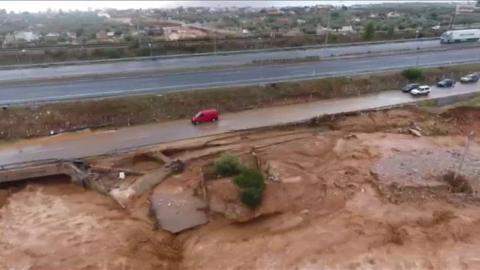 Flood in Greece