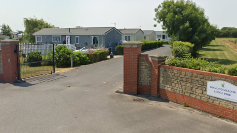 Google street view image of the caravan park