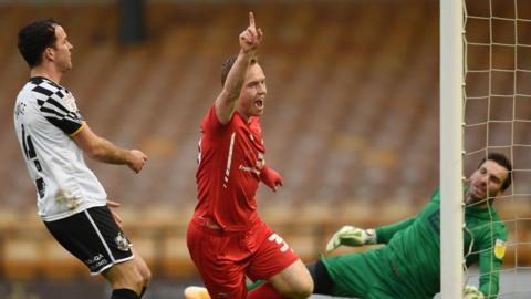 Danny Johnson scores for Leyton Orient