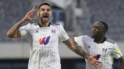 Aleksandar Mitrovic scores for Fulham