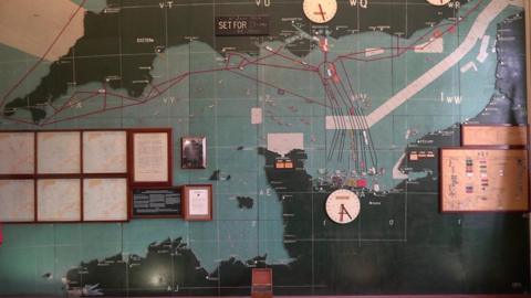 Weather map for D-Day landings