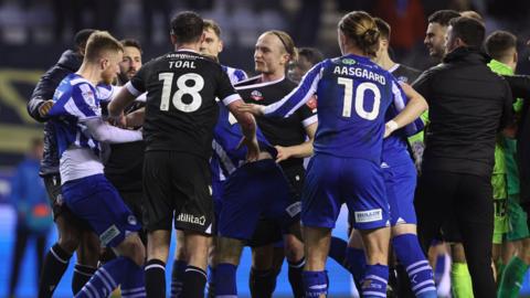 Wigan and Bolton clash following their League One fixture