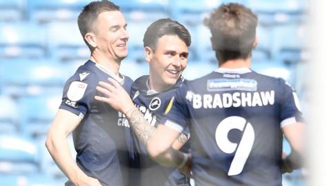 Millwall players celebrate