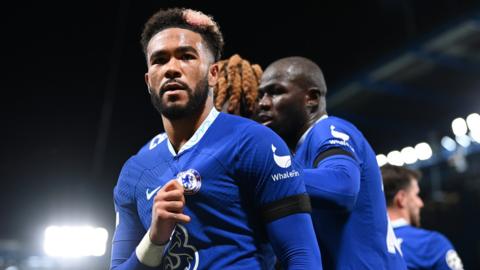 Reece James celebrates