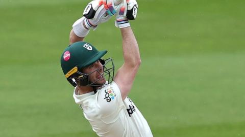 Jake Libby hit nine fours and a six in his 17th first-class century