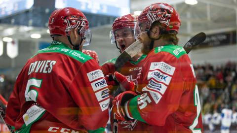 Cardiff Devils celebrate