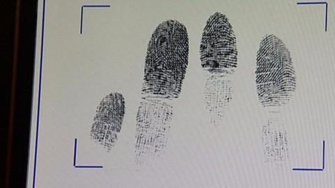 Fingerprints on screen