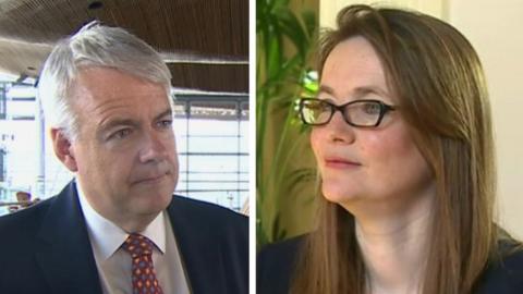 Carwyn Jones and Kirsty Williams