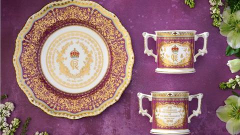 Royal Crown Derby - King Charles III Coronation Collection - Limited Edition