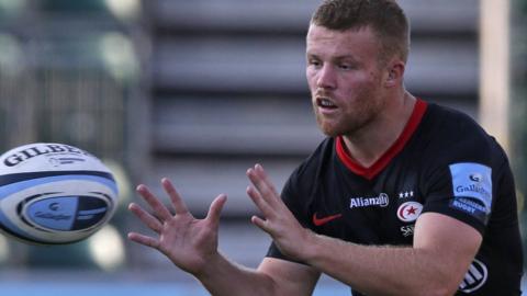 Saracens scrum-half Tom Whiteley