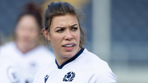 Scotland lock Louise McMillan