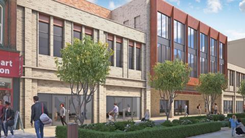 Plans for South Tyneside College's new campus