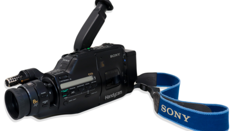 The Sony Video8 Handycam being auctioned in LA