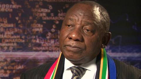 Cyril Ramaphosa, the new leader of South Africa's ruling ANC