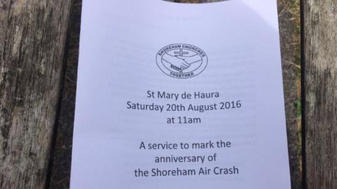 Shoreham service sheet