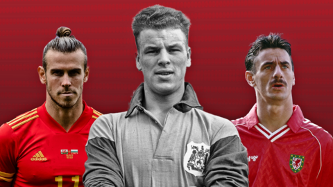 Gareth Bale, John Charles & Ian Rush