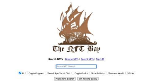 The NFT Bay website